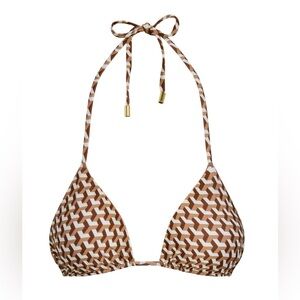 Monday Swimwear- Palma top Husk Geo- size P